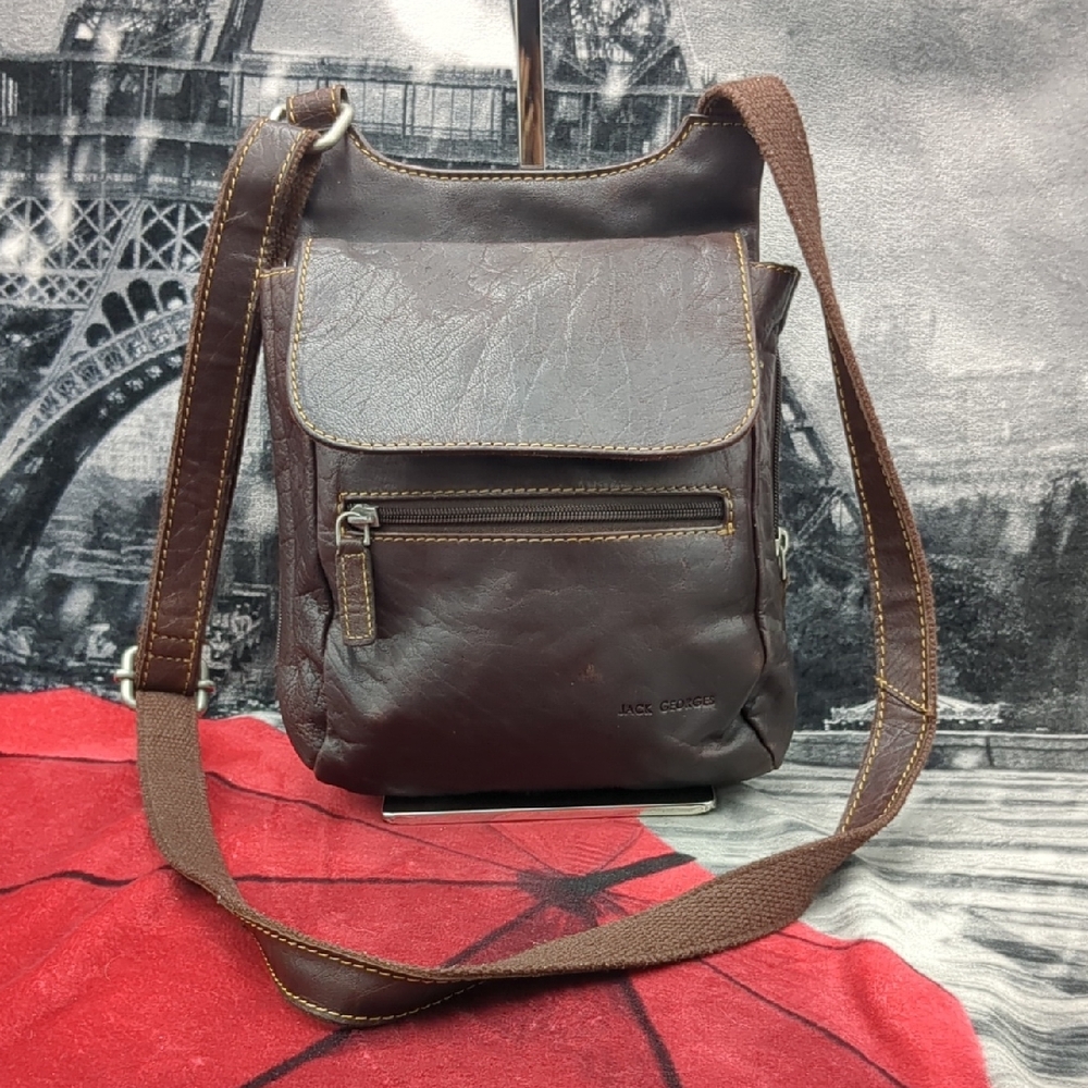 Jack Georges Voyager Slim Crossbody Bag